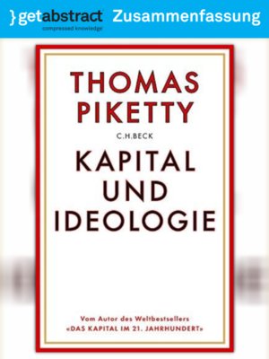 cover image of Kapital und Ideologie (Zusammenfassung)